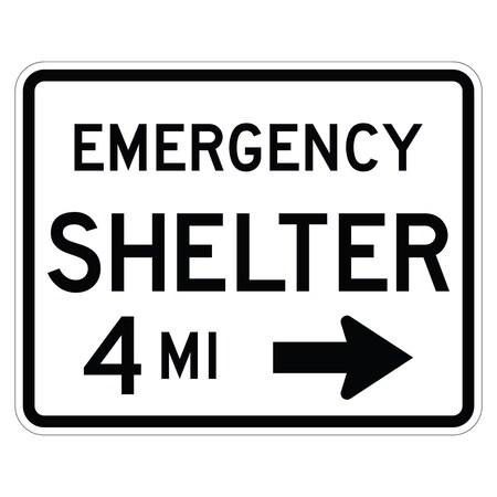 Sign Solutions Usa 24 in Height, 30 in Width, Aluminum, Horizontal Rectangle DUS08DWT3024EM-7aR
